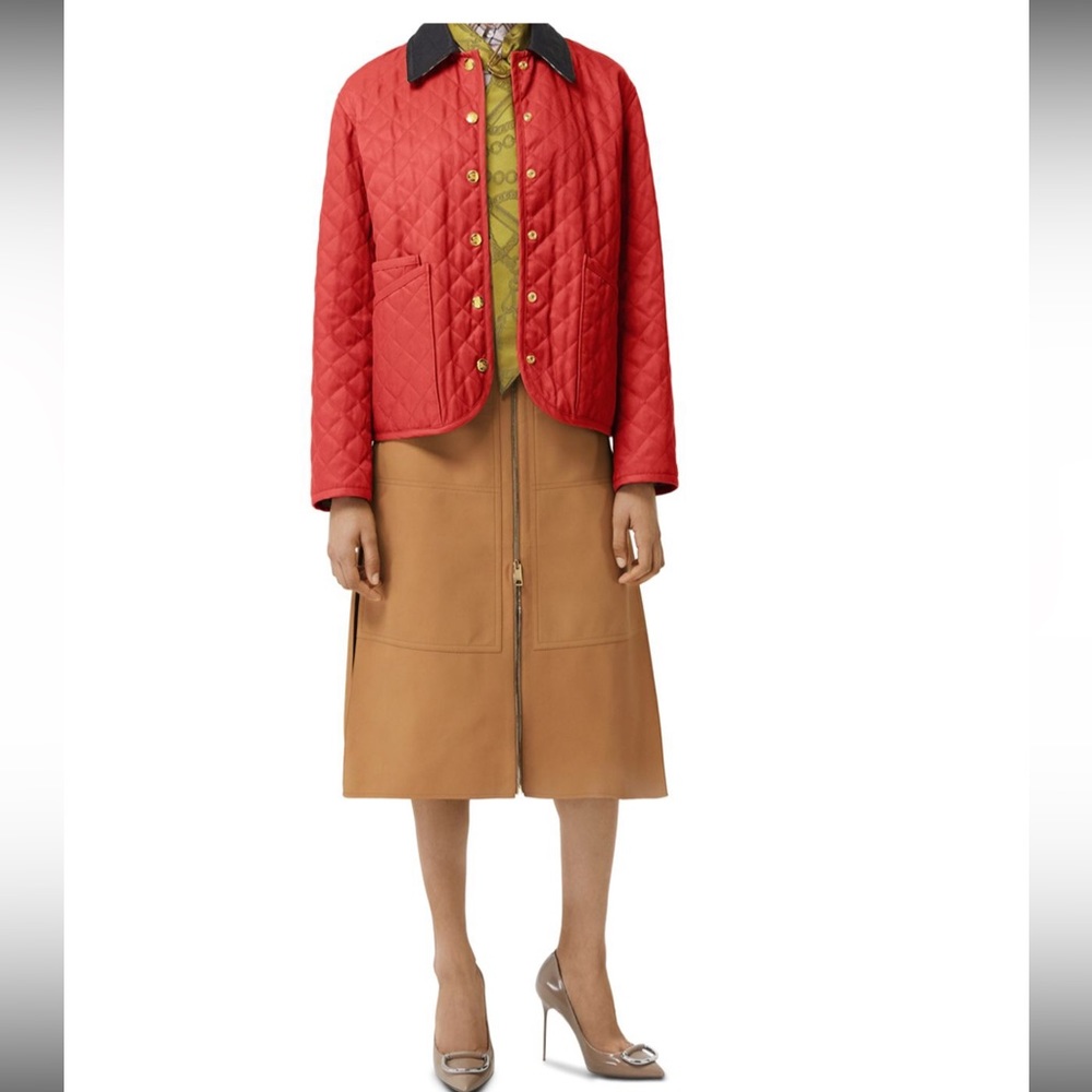 Authentic Burberry coat - Red